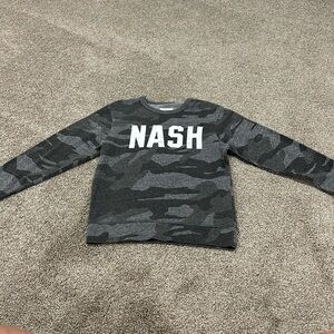 Youth Nash Camo crewneck